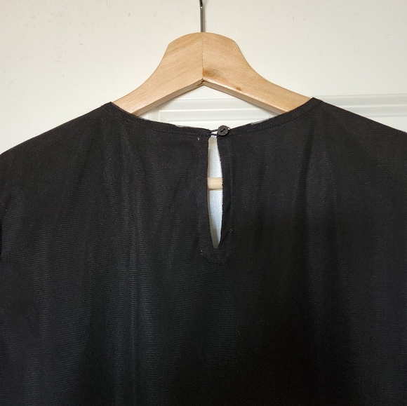 Anthropologie Daria Embroidered Black and Floral Top by Ranna Gill - Picture 9 of 9